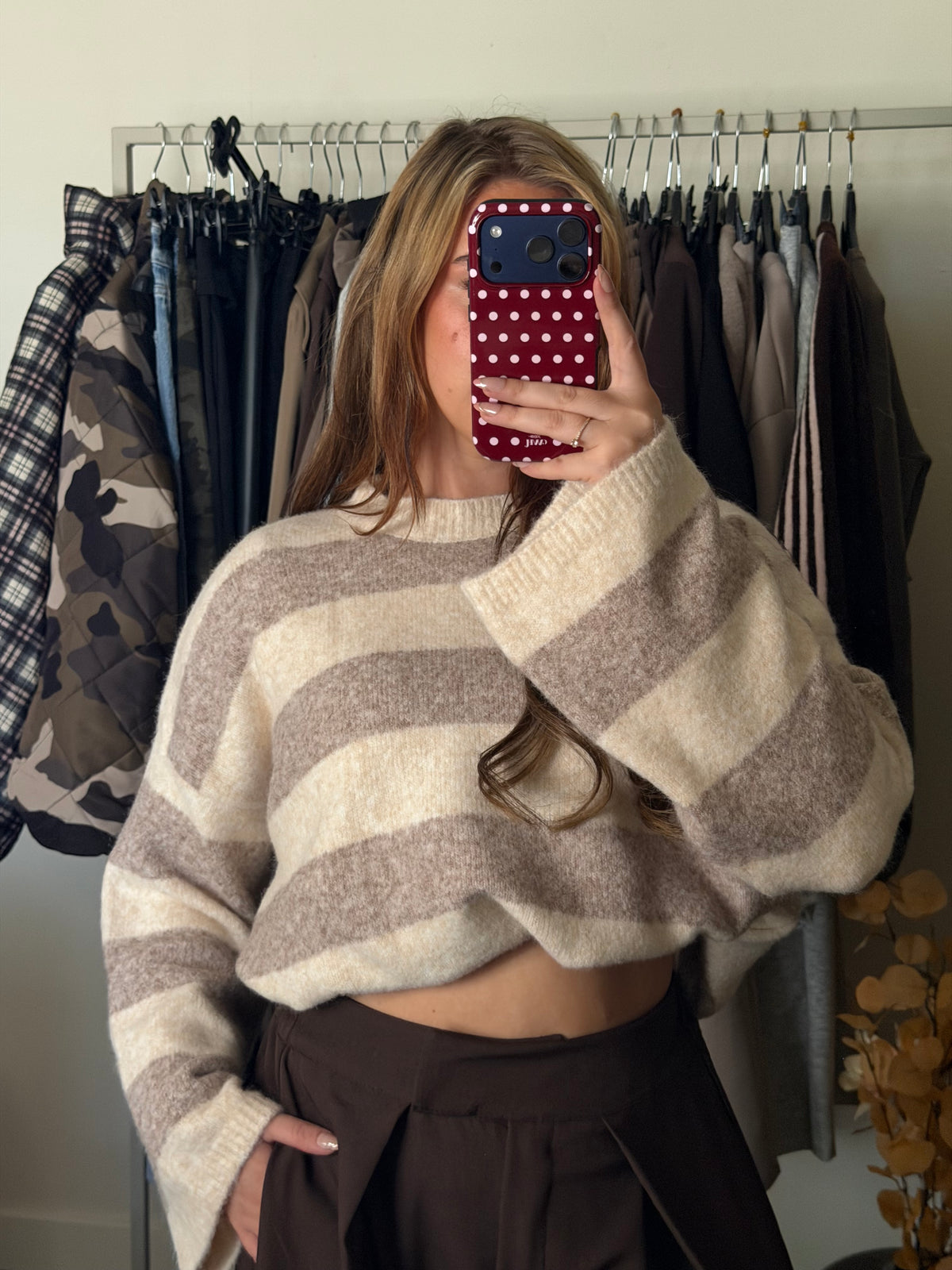 LATTE Stripe Knit