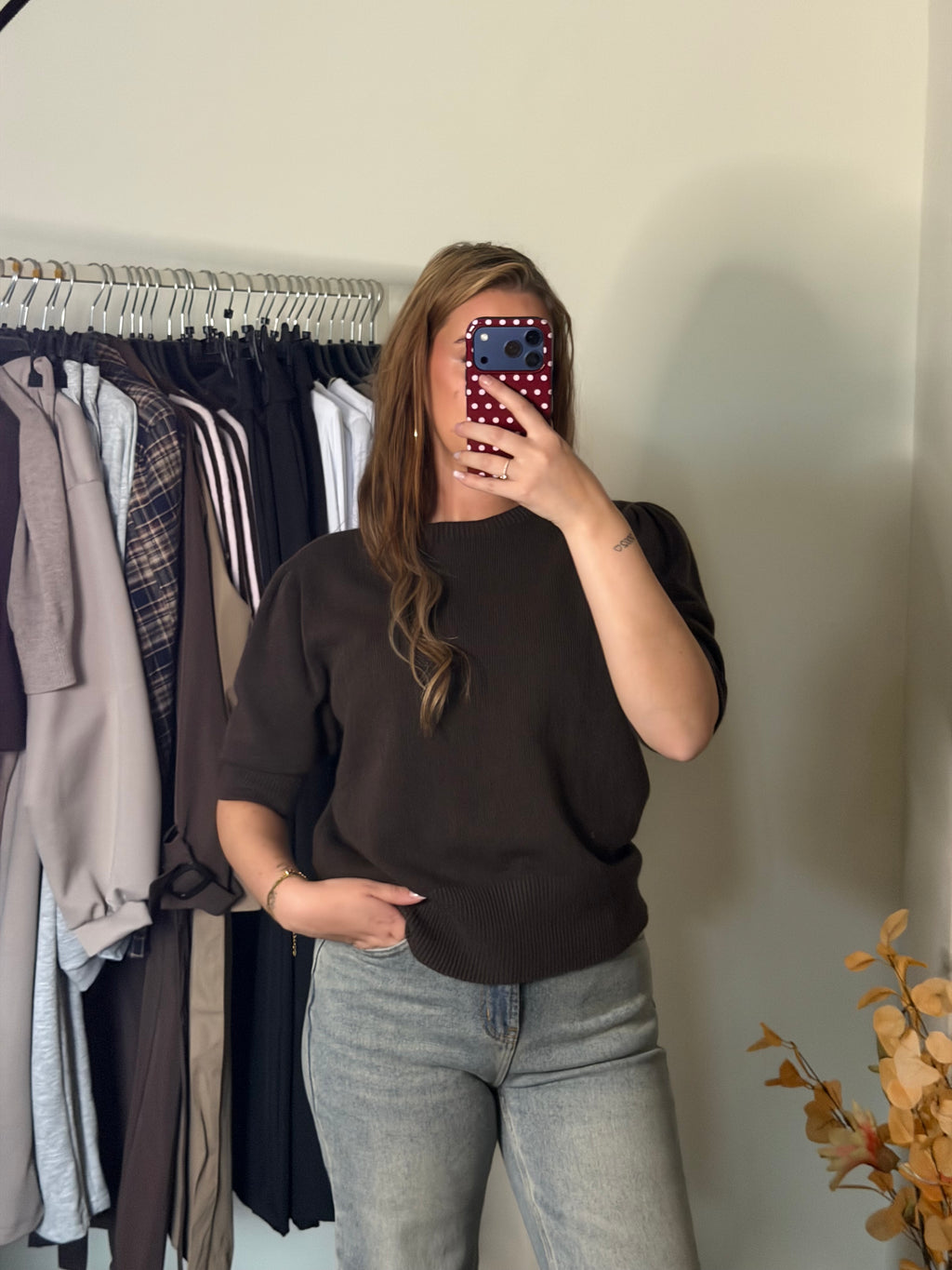 Lélune Elise Knit – Espresso