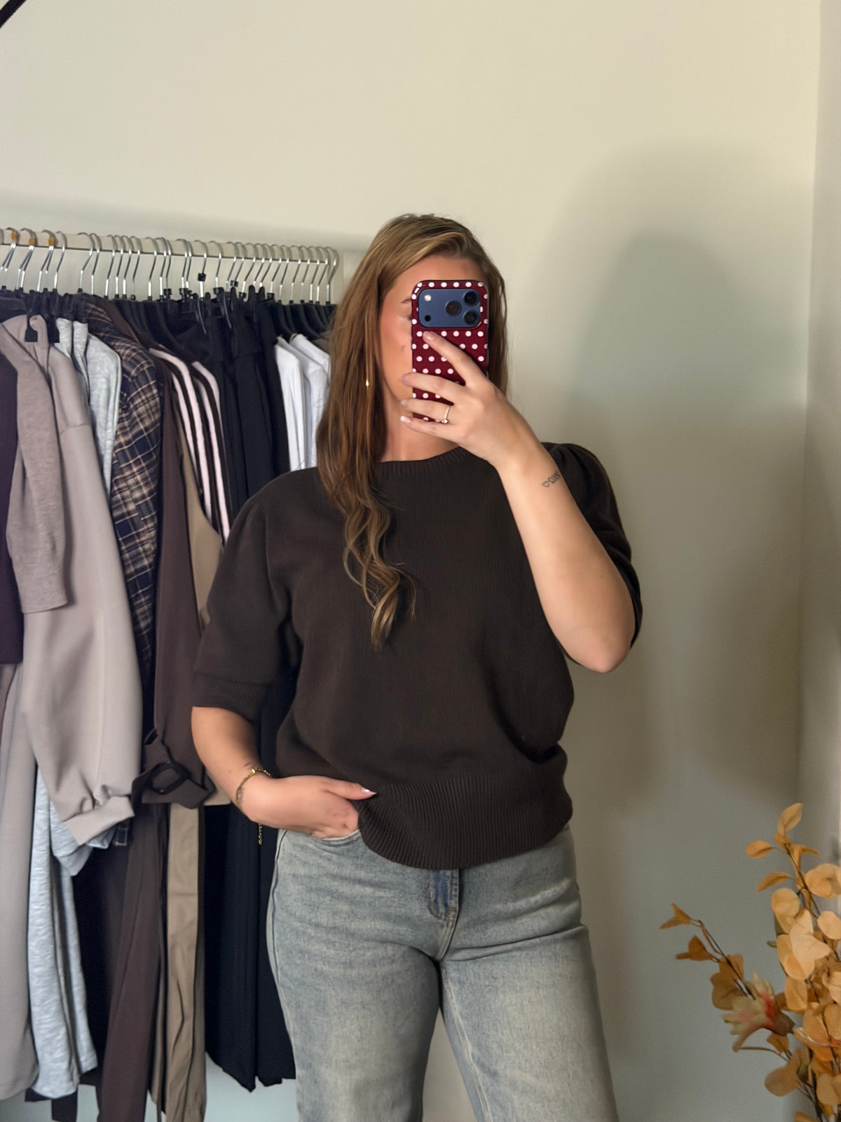 Lélune Elise Knit – Espresso