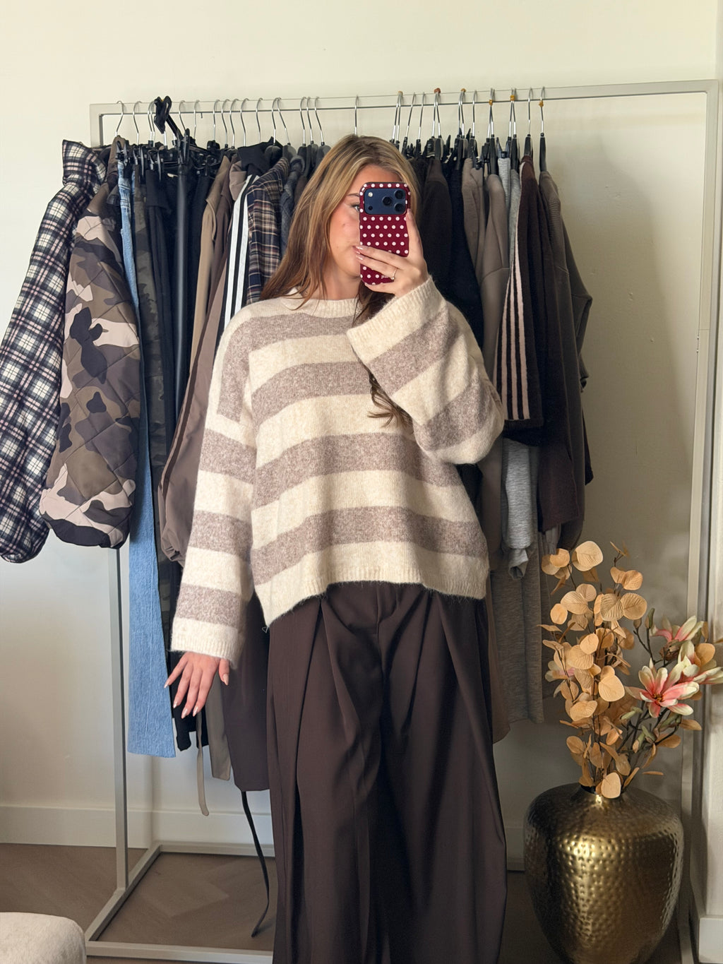 LATTE Stripe Knit