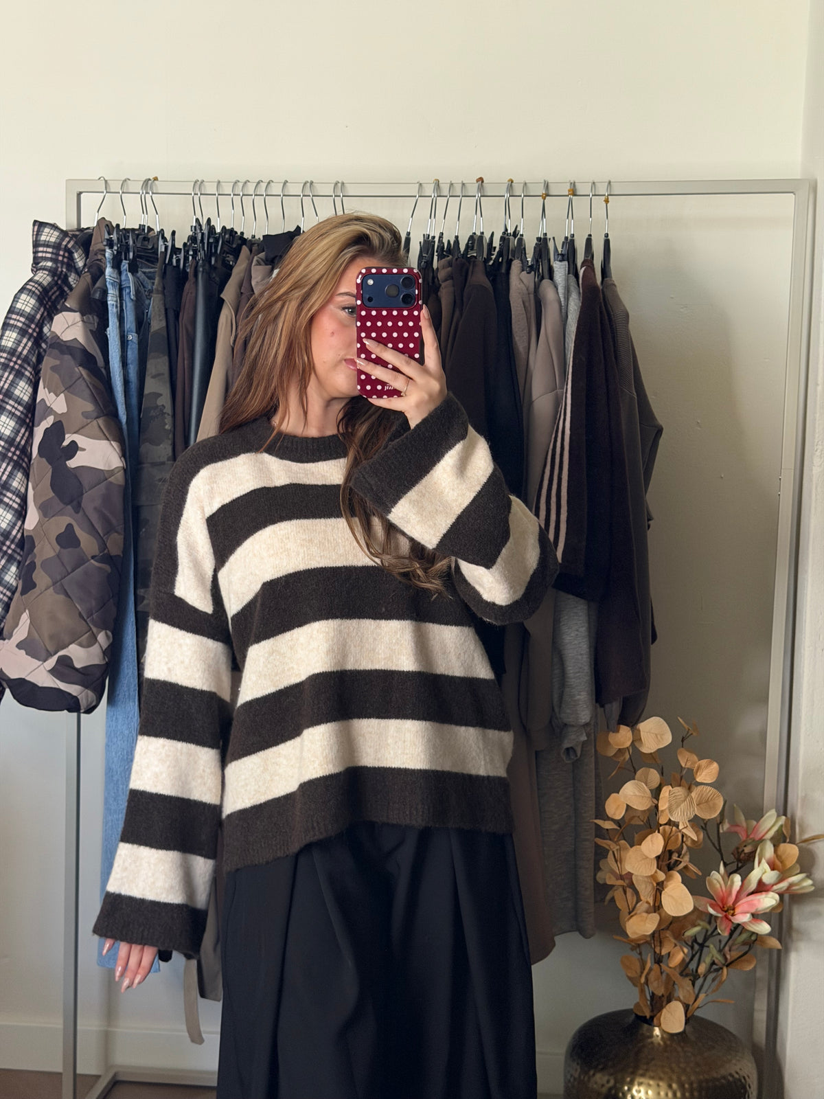 MOCHA Stripe Knit
