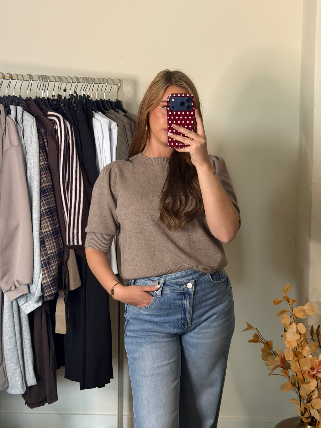 Lélune Elara Knit – Taupe