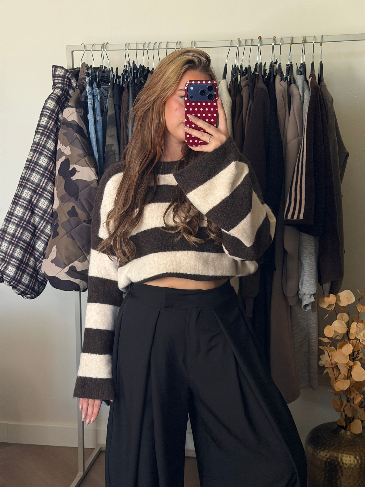 MOCHA Stripe Knit