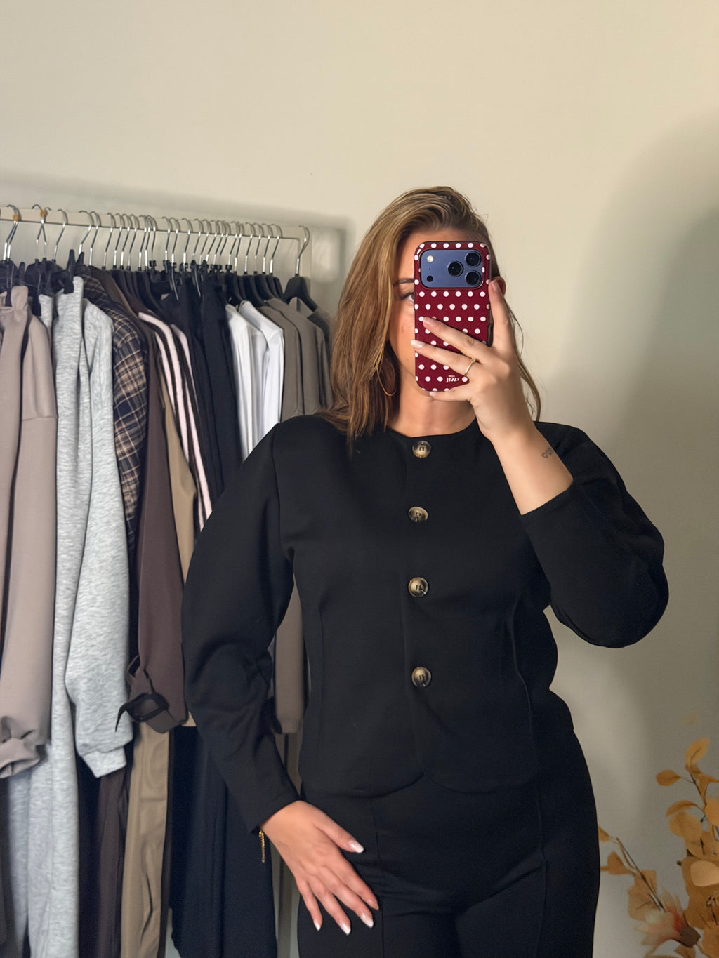 Lélune Elena Suit – Zwart