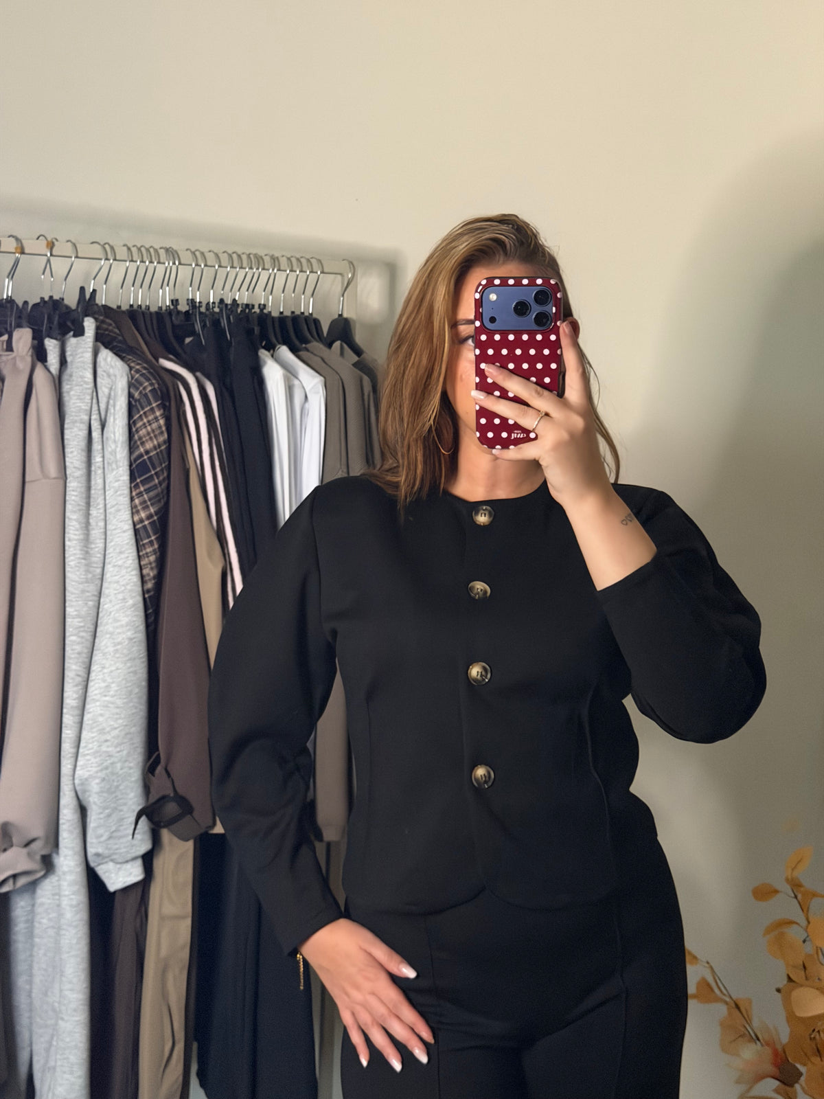 Lélune Elena Suit – Zwart