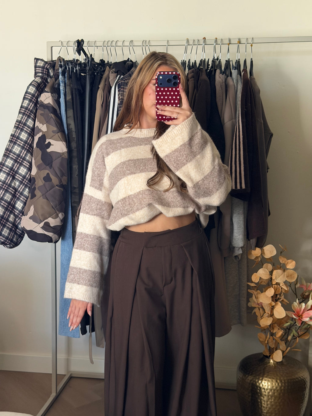 LATTE Stripe Knit