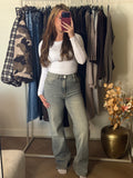 REDEFINED Wide Leg Jeans