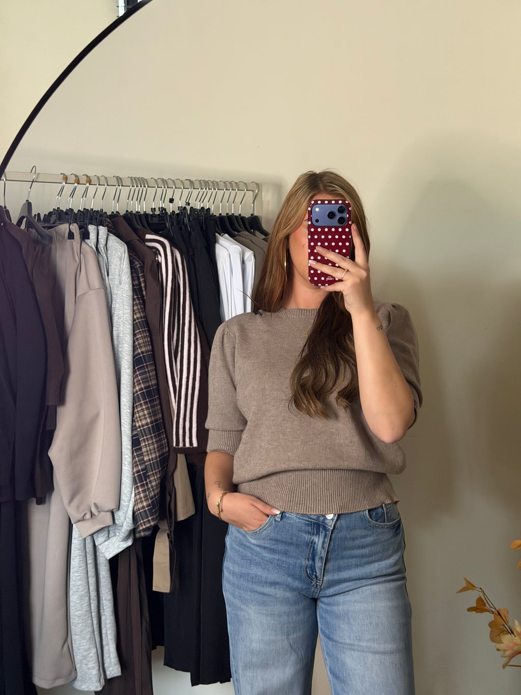 Lélune Elara Knit – Taupe