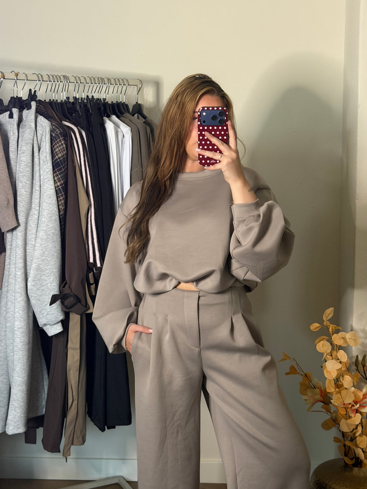 Lélune Amara Set – Taupe