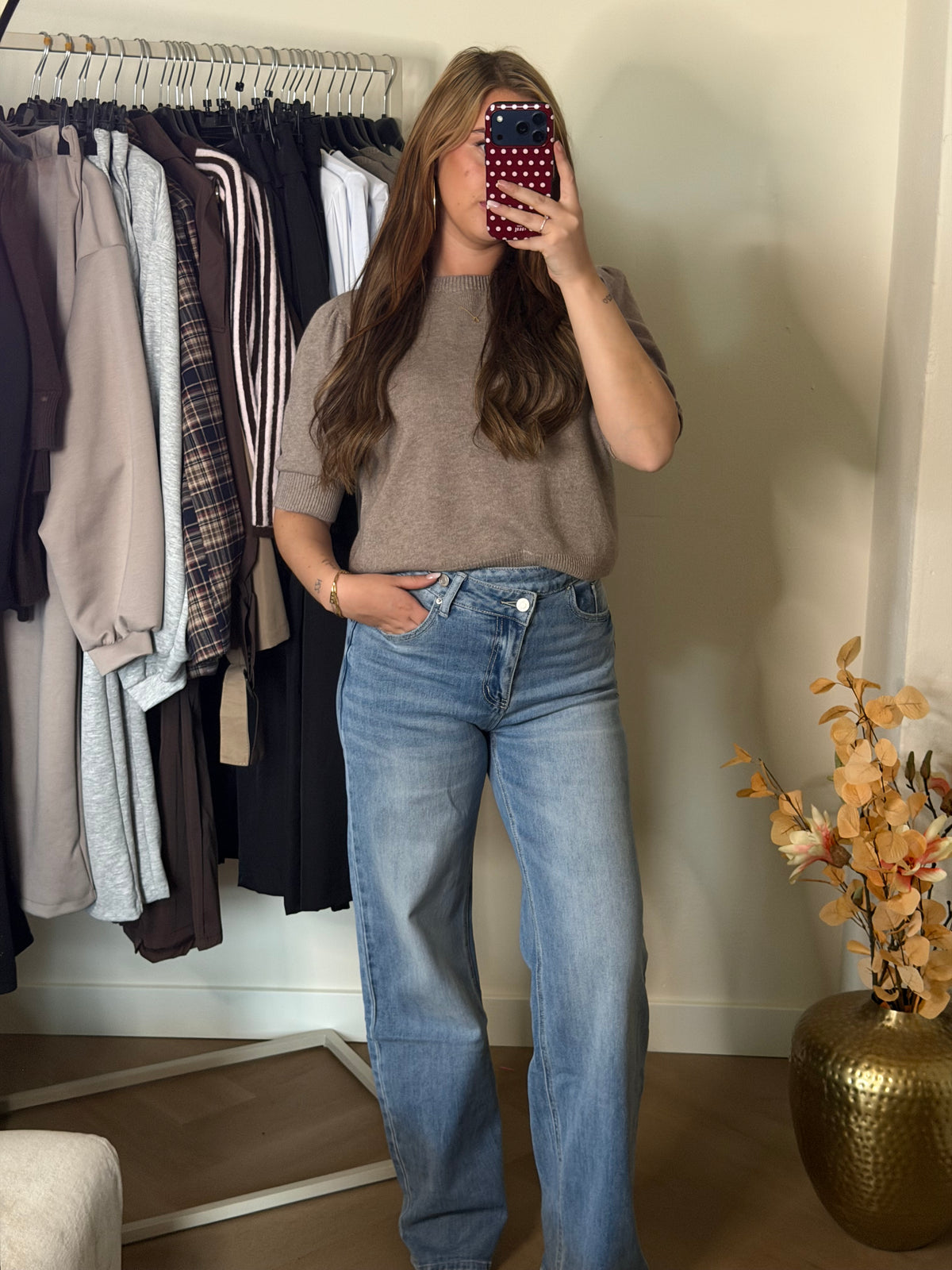 Lélune Elara Knit – Taupe
