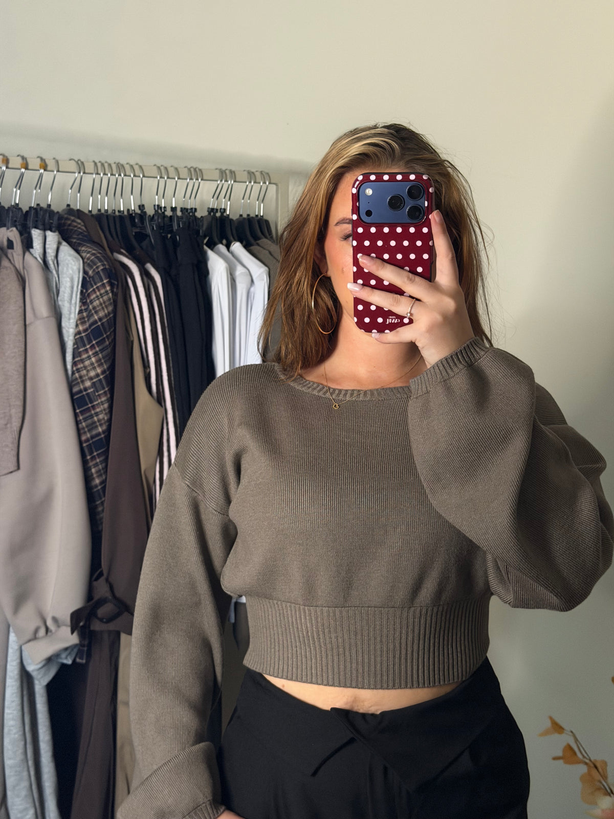 Lélune Aurelia Top – Taupe