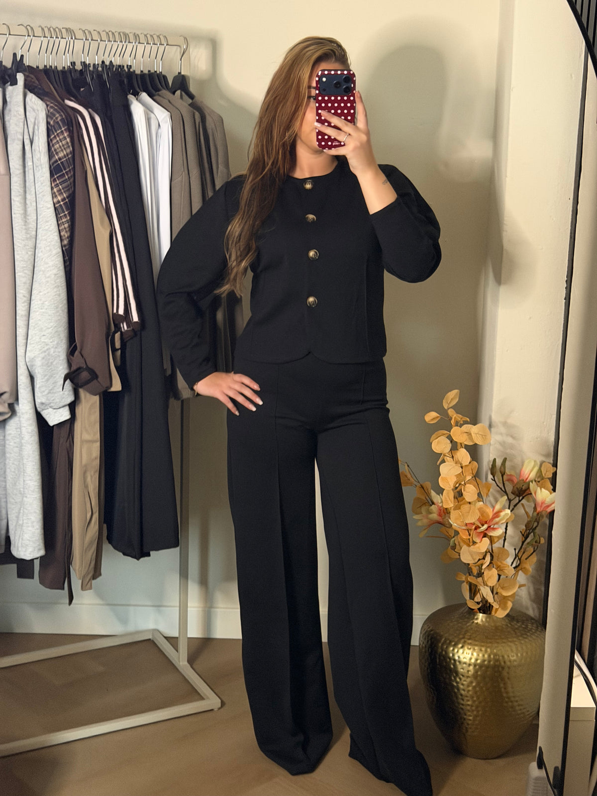 Lélune Elena Suit – Zwart