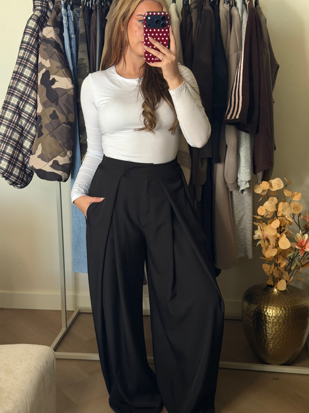 BLACK Wide Leg Pants