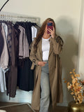 Lélune Camille Trenchcoat – Taupe