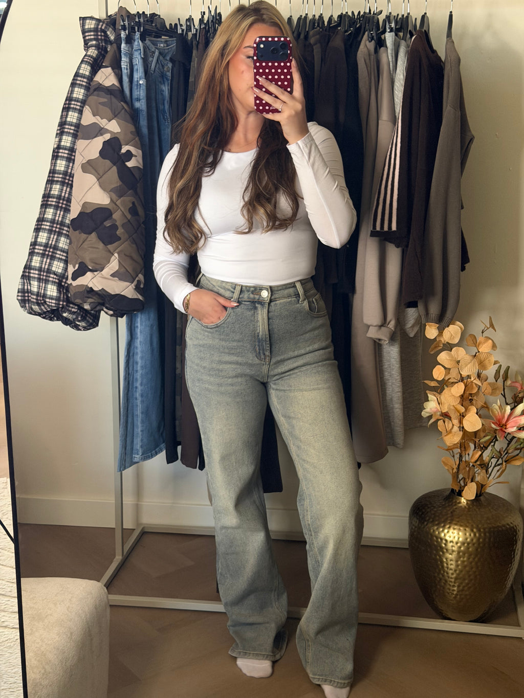 REDEFINED Wide Leg Jeans